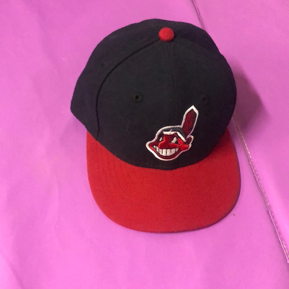 New Era Cleveland Indians kids hat. Size 6 1/2